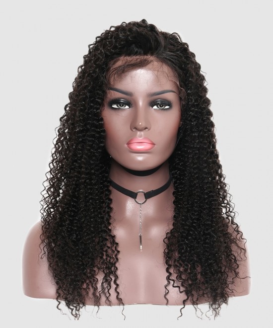 Dolago American Kinky Curly 13x6 Lace Front Wigs Human Hair For Black Women Brazilian 3a 3b 6300