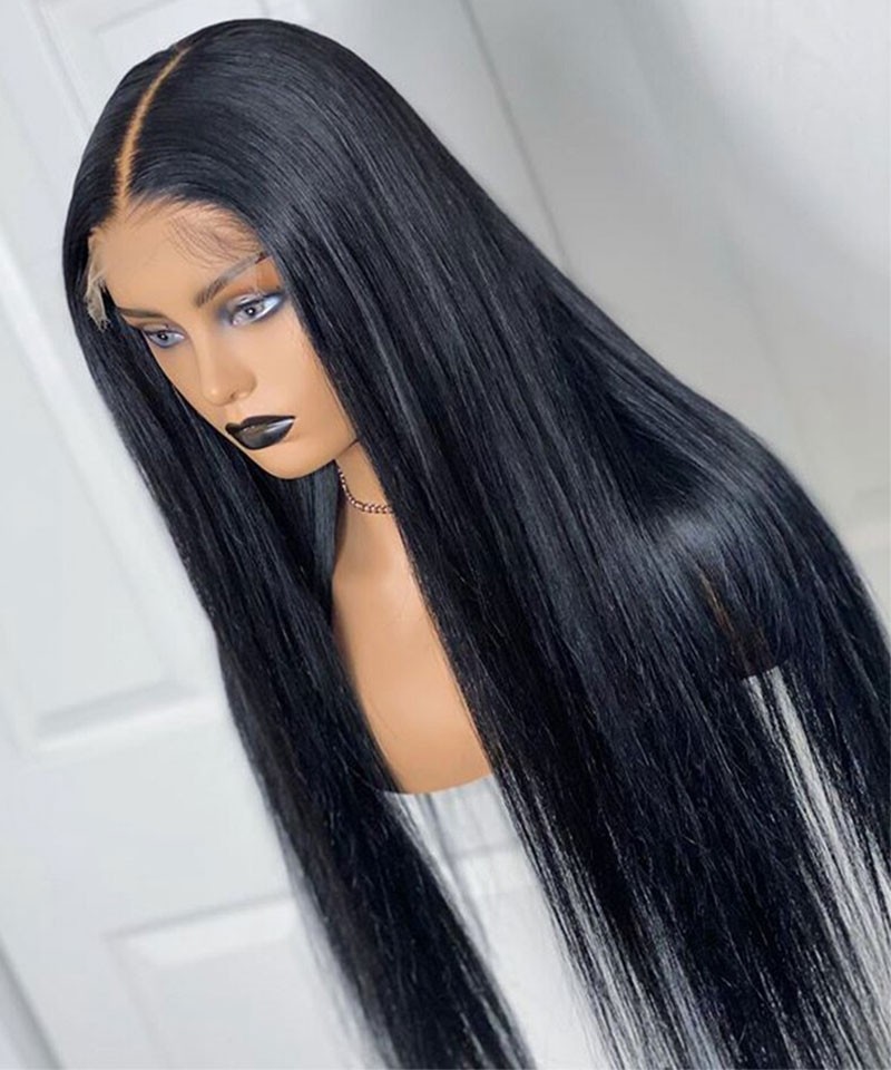 Dolago 250 Silky Straight Hd 13x6 Lace Front Human Hair Wigs For Black Women Online Invisible 