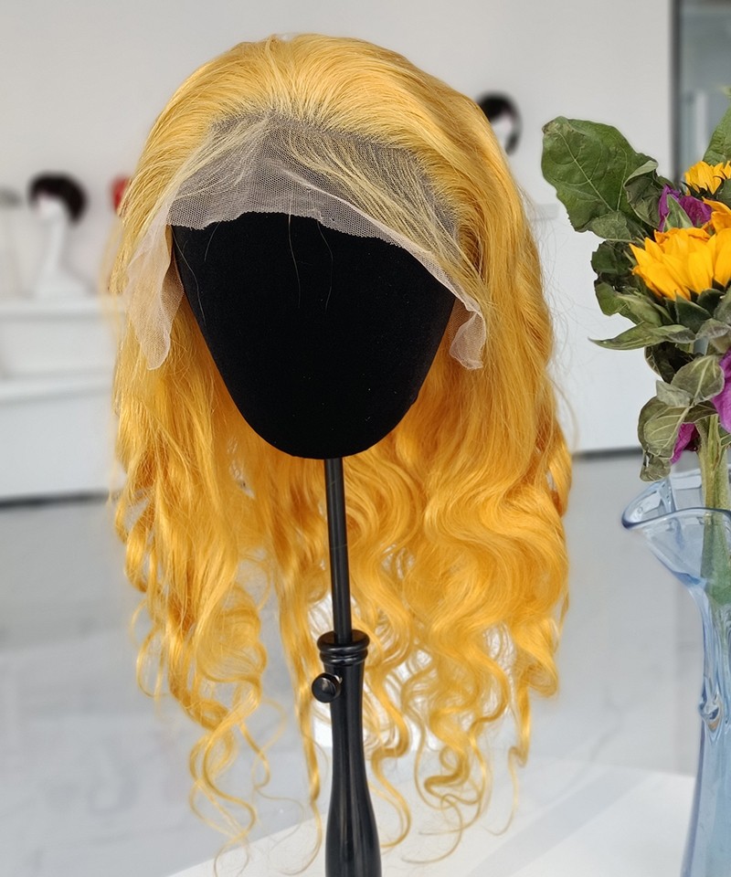 yellow blonde wigs